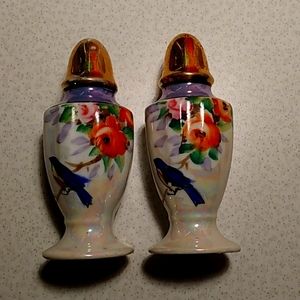 Antique Porcelain Salt n' Pepper Shakers Made In Japan